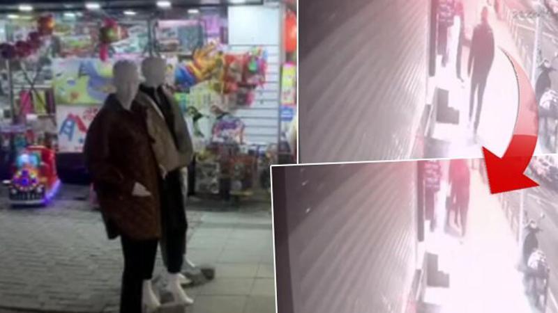 Zeytinburnu'nda kıyafeti beğendi, mankeniyle beraber çaldı