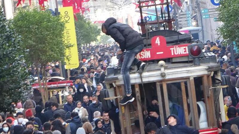 Taksim'de 'pes' dedirten anlar
