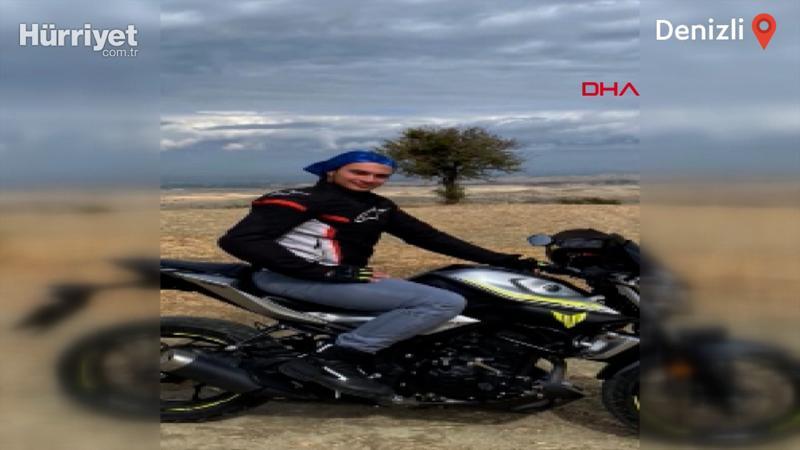 Motosikletli kuryenin öldüğü kaza kamerada