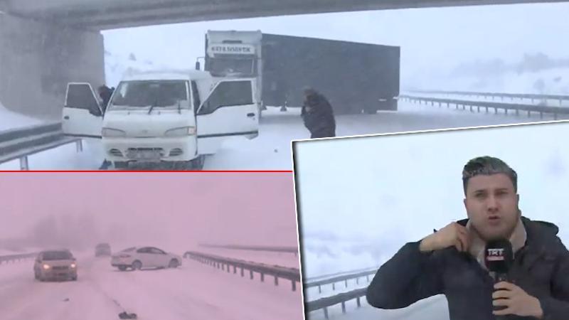 Bursa'yı Ankara'ya bağlayan karayolu trafiğe kapandı
