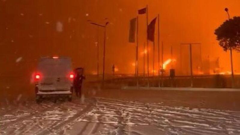 Kahramanmaraş'ta petrol boru hattında patlama