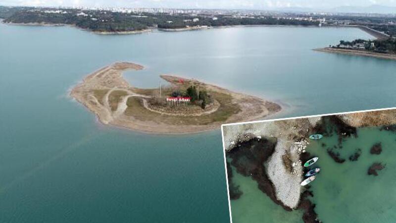 Seyhan Baraj Gölü'ndeki su seviyesi arttı; Sevgi Adası'nın yolu yeniden kapandı