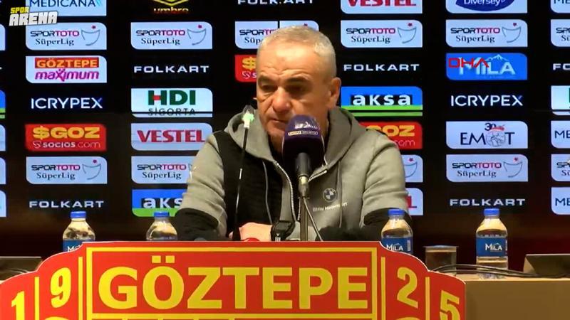 Rıza Çalımbay: Her şeyi yaptık olmadı.