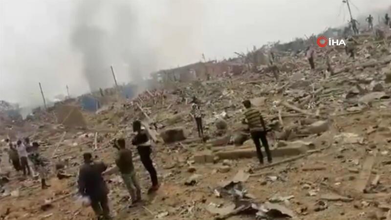 Gana'nın batısındaki maden kasabası Bogoso'da patlama 
