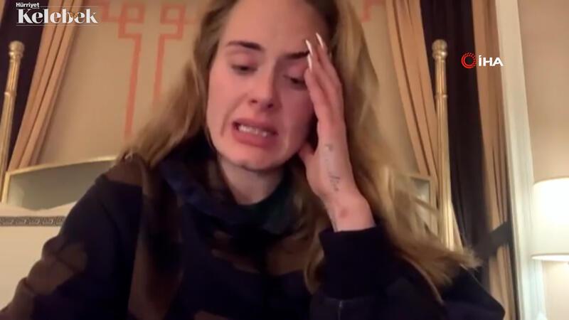 Adele konserlerini iptal etti, gözyaşları içinde özür diledi