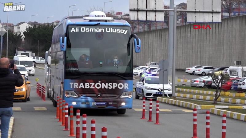 Trabzonspor, İstanbul'a uçtu