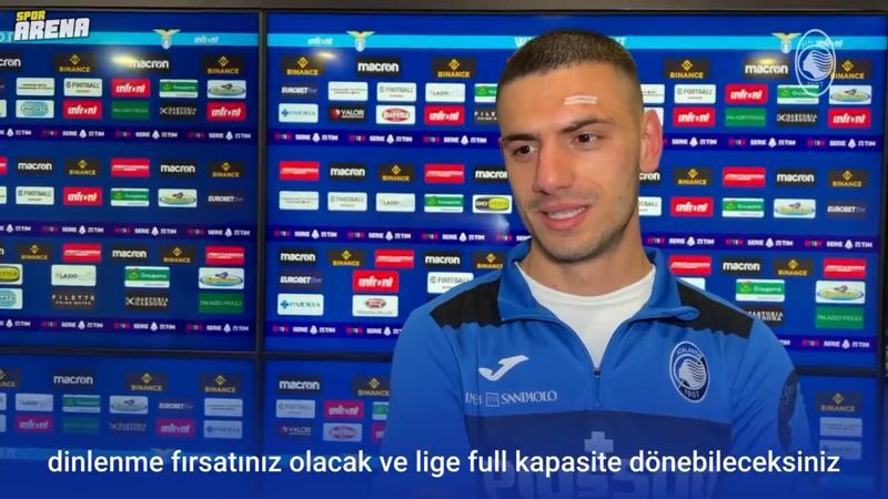 Merih Demiral'dan İtalyanca röportaj; "Her zaman kazanmak istiyoruz..."