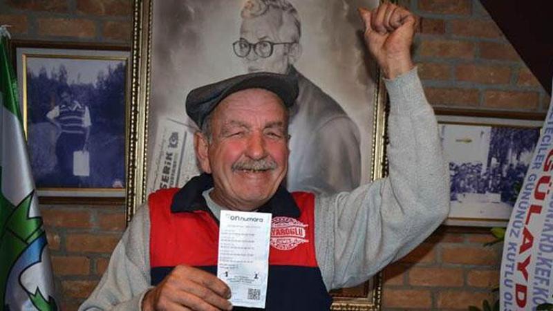 'On Numara'da 1 yıldır oynadığı sayılarla büyük ikramiyeyi kazandı
