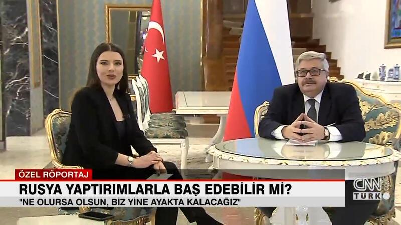Rusya'nın Ankara Büyükelçisi CNN TÜRK'te konuştu