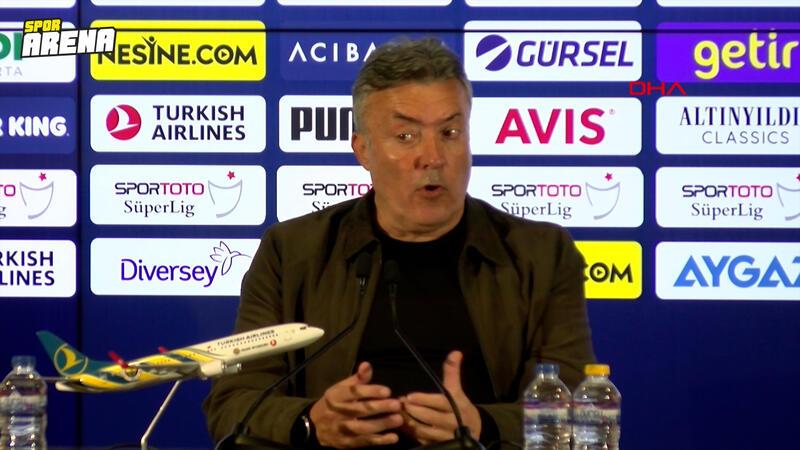 Galatasaray'da teknik direktör Torrent, maç sonunda açıklamalarda bulundu