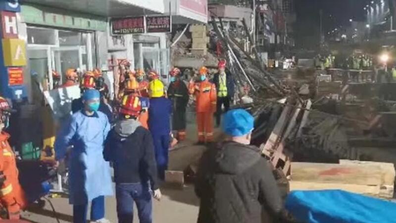Çin’de çöken 8 katlı binada can kaybı 53’e ulaştı