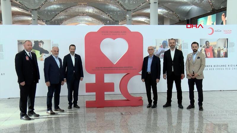 Türk Kızılay'ı ve Kızılhaç’tan İstanbul Havalimanı’nda "iyilikte buluşmak" sergisi
