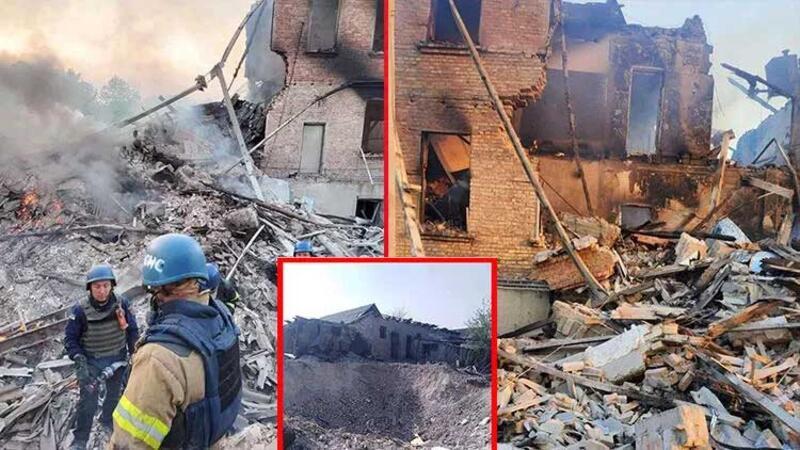 Luhansk Valisi Gaydaya acı haberi duyurdu: Okula düzenlenen hava saldırısında 60 kişi öldü