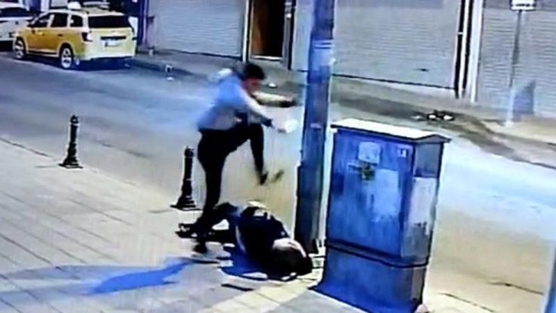 Görüntüler Tekirdağ'dan! Acımasızca defalarca bıçakladı, başına tekmeyle vurdu