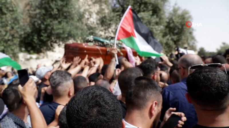 İsrail güçlerinin öldürdüğü gazeteci Aqleh son yolculuğuna uğurlandı