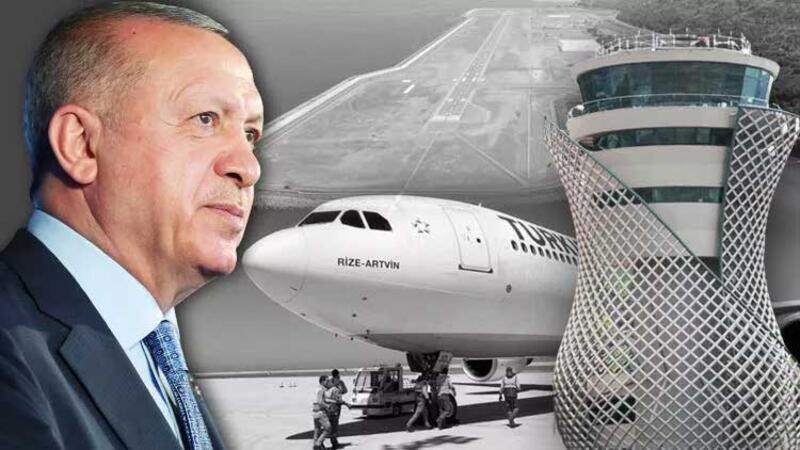 Rize-Artvin Havalimanı açıldı! Cumhurbaşkanı Erdoğan'dan önemli açıklamalar