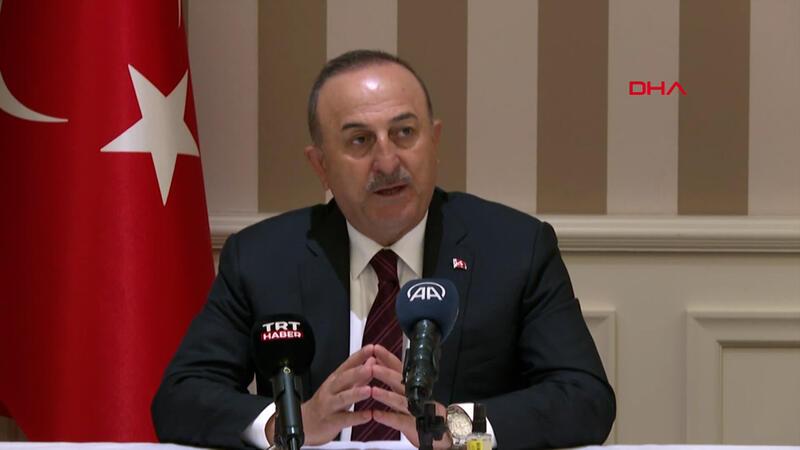  Çavuşoğlu, NATO Gayrıresmi Toplantısı sonrası basına konuştu
