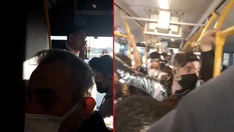 İETT otobüsünün şoförü, 'psikolojim bozuldu' diyerek kontak kapattı