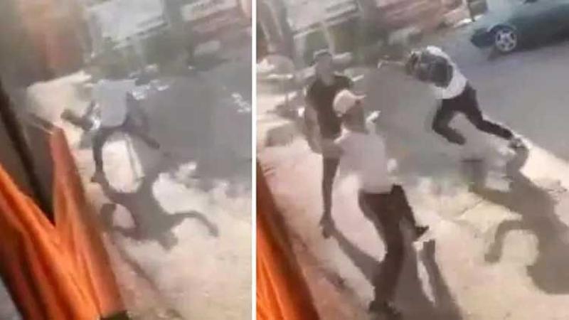 Yolcu ve şoför arasındaki ücret kavgası cep telefonu kamerasında