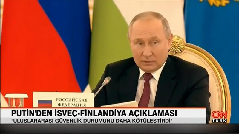Putin'den İsveç ve Finlandiya açıklaması