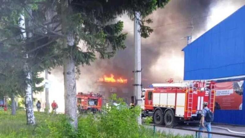 Rusya’da kimya fabrikasında yangın