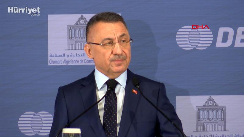 Cumhurbaşkanı Yardımcısı Fuat Oktay, Türkiye-Cezayir İş ve Yatırım Forumu'nda açıklama yaptı
