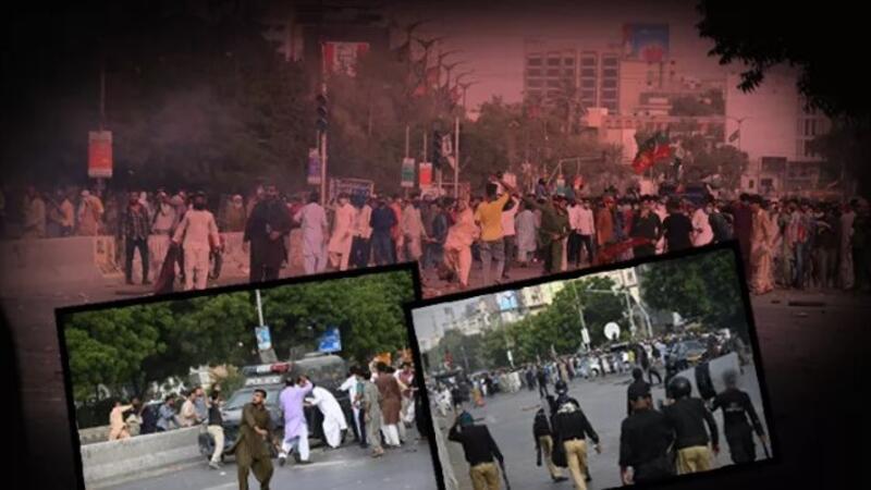 Pakistan’da eski Başbakan Khan destekçilerine bir kentte daha polis müdahalesi