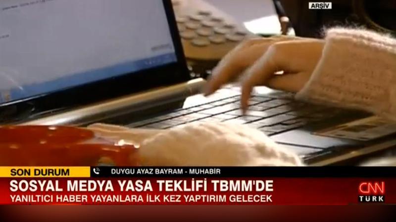 Sosyal medya yasa teklifi TBMM'de