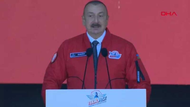 Azerbaycan Cumhurbaşkanı Aliyev, TEKNOFEST Azerbaycan'da konuştu