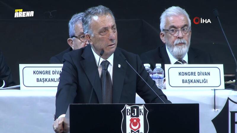 Beşiktaş Başkanı Ahmet Nur Çebi: “Başka camialar başkanını başına taç yaparken siz beni yere vuruyorsunuz"