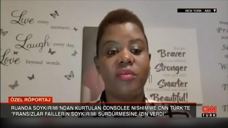 Ruanda Soykırımı'ndan kurtulan Conselee Nishimwe CNN Türk'te