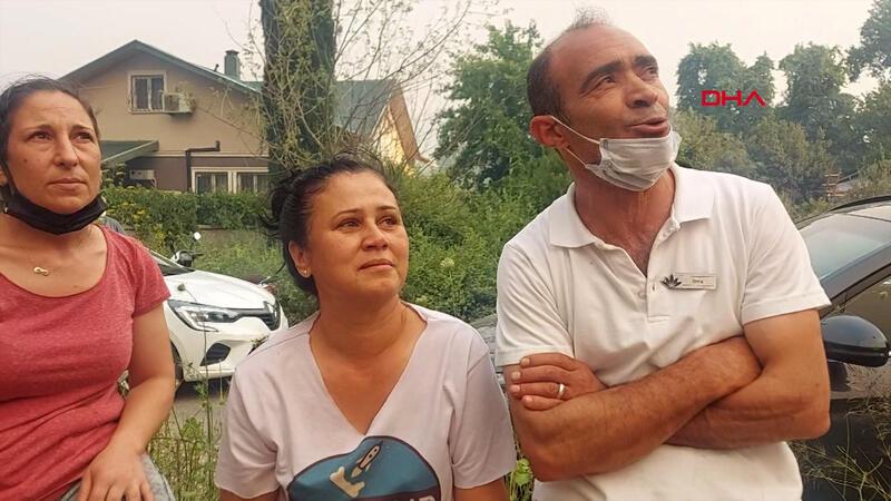 Marmaris'te alevlerin yaklaştığı evlerin sahipleri endişeli: Hep evim olsun istedim