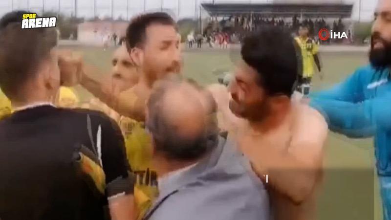 Gaziantep'te hakeme çirkin saldırı kamerada