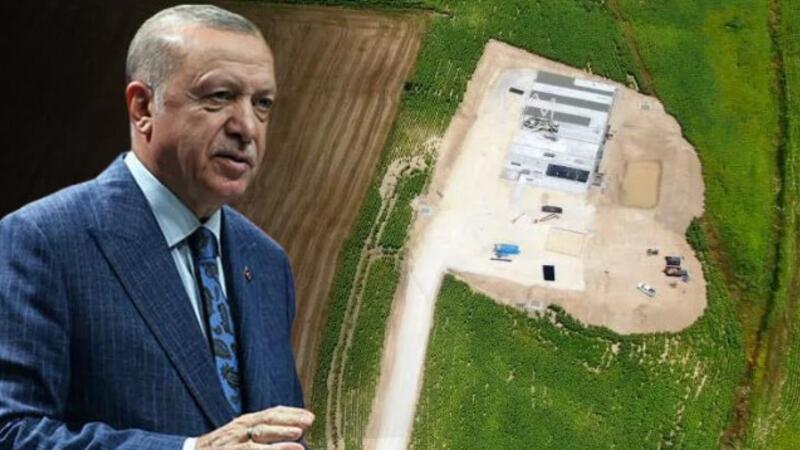 Cumhurbaşkanı Erdoğan'ın müjdesini verdiği petrolün çıkarıldığı saha böyle görüntülendi