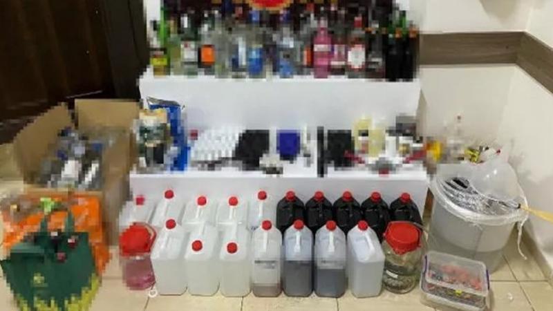 Aydın'da sahte içki operasyonu: 2 gözaltı