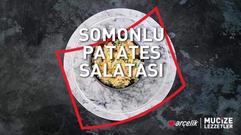 Somonlu patates salatası tarifi | Mucize Lezzetler