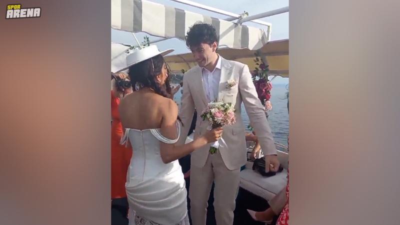 Ebru Şahin ve Cedi Osman evlendi