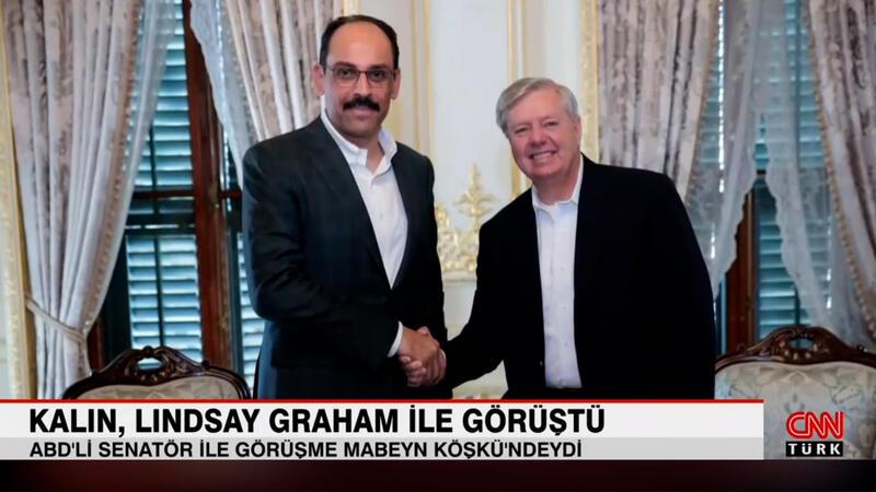 Cumhurbaşkanlığı Sözcüsü İbrahim Kalın, ABD'li Senatör Lindsay Graham ile görüştü