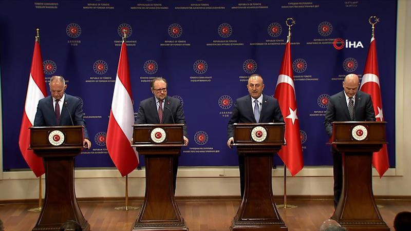 Türkiye ve Avusturya'nın İçişleri ve Dışişleri Bakanları'ndan ortak basın açıklaması