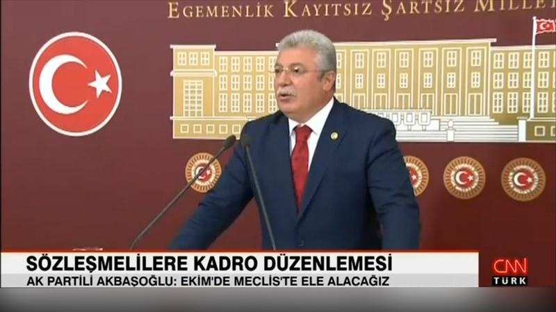 Sözleşmeliye kadro verilmesi hakkında açıklama