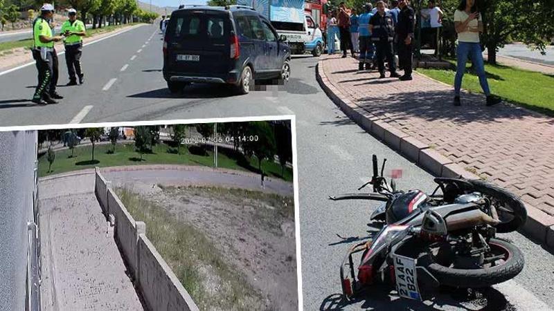 Muhabirin öldüğü feci kaza kamerada