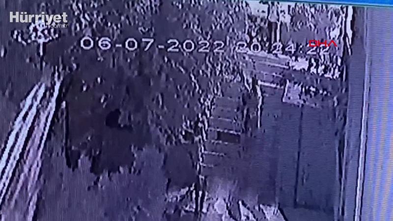 Anne ile 3 yaşındaki kızını iki ayrı yerden kaçırdılar; o anlar kamerada