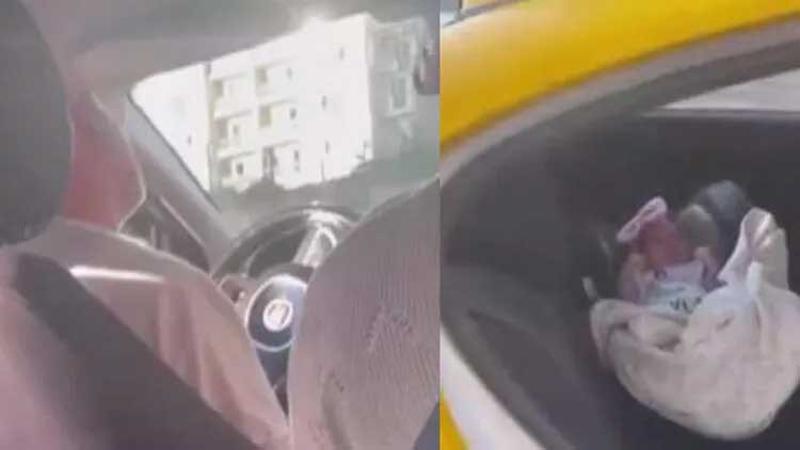 Uzun mesafeyi beğenmeyip bebekli anneyi taksiden indirdi