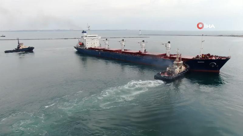 Ukrayna tahılını taşıyan ilk geminin 5-6 gün içinde Lübnan'a varması bekleniyor