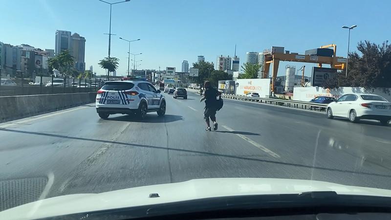 D-100'de bıçaklı ve sırt çantalı şüpheli alarmı