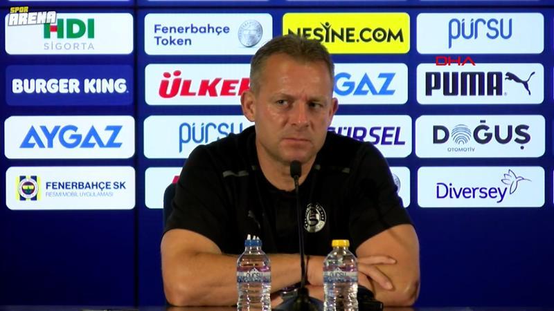 Slovacko Teknik Direktörü Martin Svedik Fenerbahçe maçı öncesi açıklamalarda bulundu