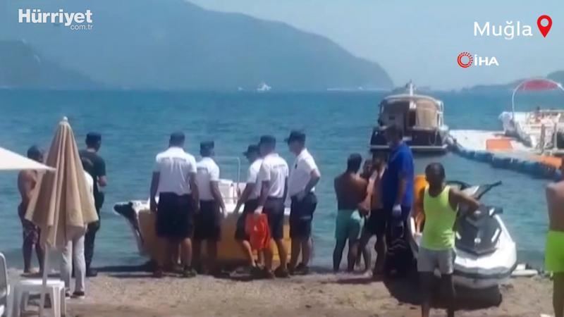 Marmaris'te sürat teknesi ile tekne dolmuş çarpıştı: 1 turist hayatını kaybetti, 5 yaralı