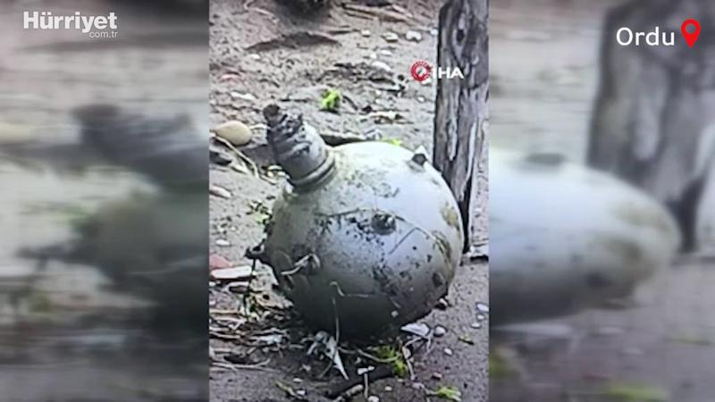 Rus yapımı mayın tetikleyicisi Ordu sahiline vurdu