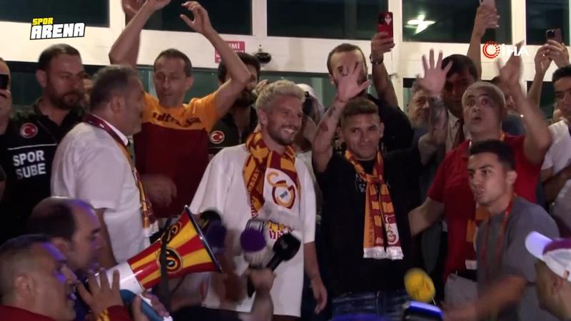 Dries Mertens ve Lucas Torreira İstanbul’a geldi
