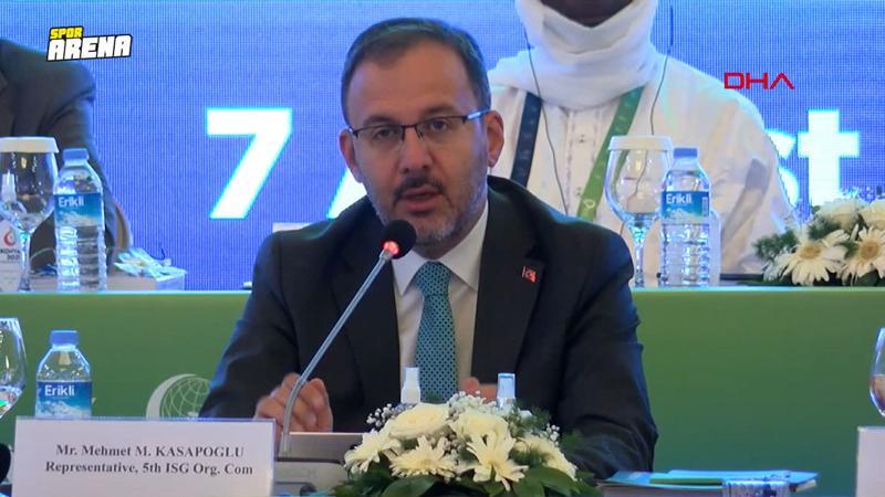 Bakan Kasapoğlu: "İslam dünyasının birlikteliği tüm dünyaya örnek teşkil edecek"